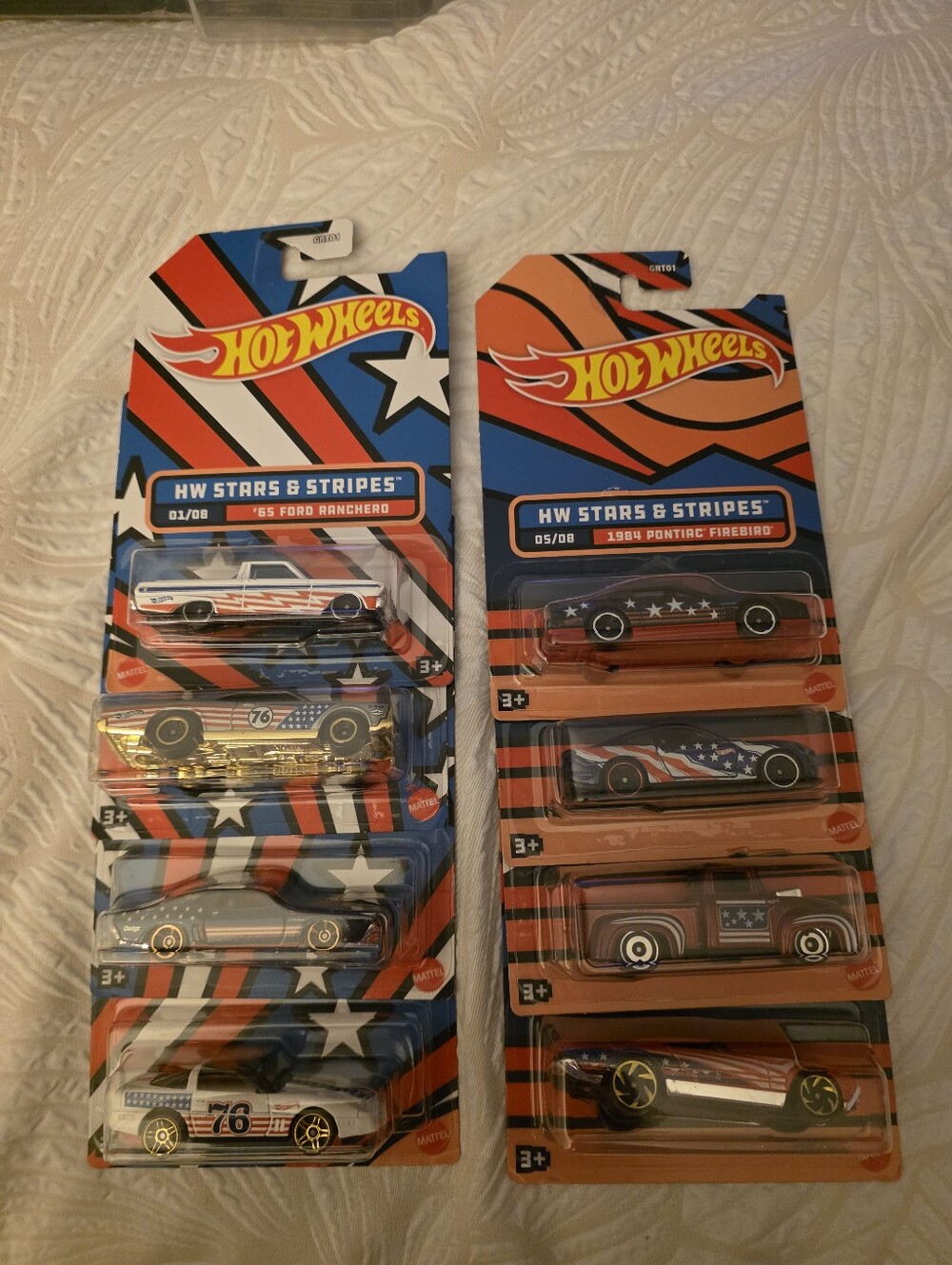 Hot wheels Limited edition Stars And Stripes Full Set Of 8